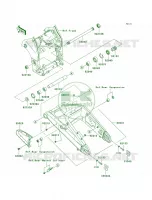 Swingarm per Kawasaki Ninja ZX-10R 2004