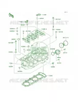 Cylinder Head per Kawasaki Ninja ZX-6R 2004
