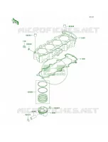 CylinderPistons per Kawasaki Ninja ZX-6R 2004