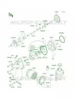 Oil PumpOil Filter per Kawasaki Ninja ZX-6R 2004