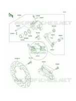 Rear Brake per Kawasaki Ninja ZX-6R 2004