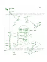 Rear Master Cylinder per Kawasaki Ninja ZX-6R 2004