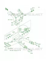 Swingarm per Kawasaki Ninja ZX-6R 2004