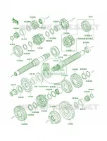 Transmission per Kawasaki Ninja ZX-6R 2004