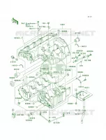 Crankcase per Kawasaki Ninja ZX-9R 2003
