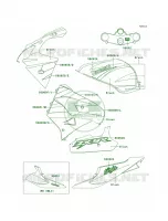 DecalsGreenBlackZX900 F1 per Kawasaki Ninja ZX-9R 2003
