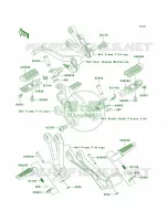 Footrests per Kawasaki Ninja ZX-9R 2003