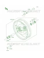 Front Wheel per Kawasaki Ninja ZX-9R 2003