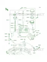 Rear Master Cylinder per Kawasaki Ninja ZX-9R 2003