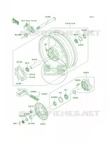 Rear WheelChain per Kawasaki Ninja ZX-9R 2003