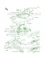 Side CoversChain CoverZX900 F2 per Kawasaki Ninja ZX-9R 2003