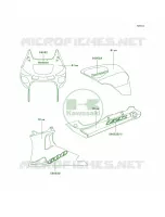 DecalsBlueE11CN per Kawasaki Ninja ZX-6 2002