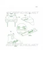 DecalsRedE10CAUS per Kawasaki Ninja ZX-6 2002