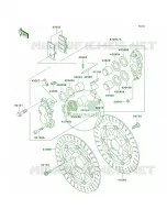 Front BrakeE10 E12 per Kawasaki Ninja ZX-6 2002