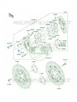 Front BrakeE12E13 per Kawasaki Ninja ZX-6 2002