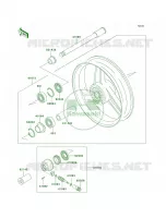 Front Wheel per Kawasaki Ninja ZX-6 2002