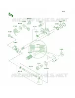 Gear Change Mechanism per Kawasaki Ninja ZX-6 2002