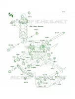 Rear Suspension per Kawasaki Ninja ZX-6 2002