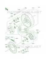 Rear WheelChain per Kawasaki Ninja ZX-6 2002