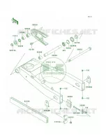 Swingarm per Kawasaki Ninja ZX-6 2002