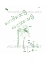 CamshaftsTensioner per Kawasaki Ninja ZX-9R 2001