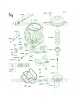 Carburetor Parts per Kawasaki Ninja ZX-9R 2001