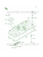 Cylinder Head Cover per Kawasaki Ninja ZX-9R 2001