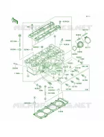 Cylinder Head per Kawasaki Ninja ZX-9R 2001