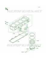 CylinderPistons per Kawasaki Ninja ZX-9R 2001