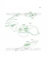 DecalsBlackZX900 E1 per Kawasaki Ninja ZX-9R 2001