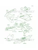 DecalsRedBlackZX900 E2 per Kawasaki Ninja ZX-9R 2001