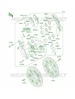 Front Brake per Kawasaki Ninja ZX-9R 2001