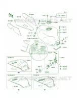 Fuel TankZX900 E1 per Kawasaki Ninja ZX-9R 2001