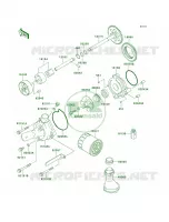 Oil PumpOil Filter per Kawasaki Ninja ZX-9R 2001
