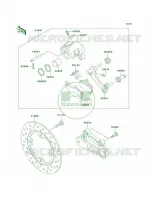Rear Brake per Kawasaki Ninja ZX-9R 2001