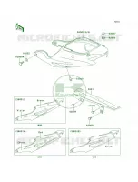 Side CoversChain CoverZX900 E1 per Kawasaki Ninja ZX-9R 2001