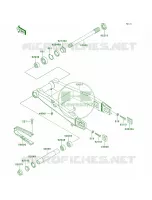 Swingarm per Kawasaki Ninja ZX-9R 2001