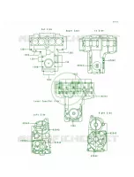 Crankcase Bolt Pattern per Kawasaki ZR-7 2000