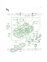 Cylinder Head per Kawasaki ZR-7 2000