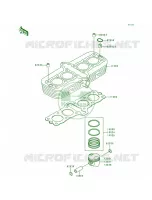 CylinderPistons per Kawasaki ZR-7 2000