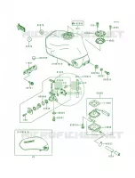 Fuel Tank per Kawasaki ZR-7 2000