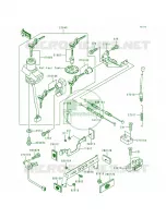 Ignition SwitchLocksReflectors per Kawasaki ZR-7 2000