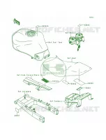 Labels per Kawasaki ZR-7 2000