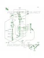 Rear Master Cylinder per Kawasaki ZR-7 2000