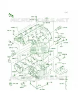 Crankcase per Kawasaki Ninja ZX-9R 2000