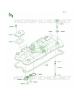 Cylinder Head Cover per Kawasaki Ninja ZX-9R 2000