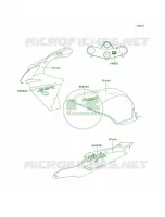 DecalsBlackZX900 E1 per Kawasaki Ninja ZX-9R 2000