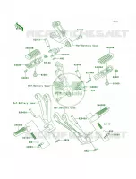 Footrests per Kawasaki Ninja ZX-9R 2000