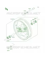 Front Wheel per Kawasaki Ninja ZX-9R 2000