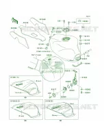 Fuel TankZX900 E1 per Kawasaki Ninja ZX-9R 2000